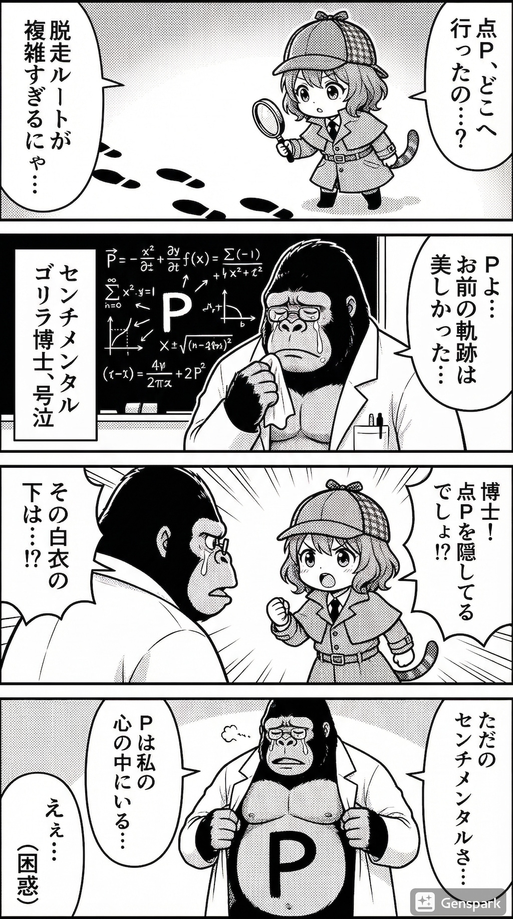点Pを追って
