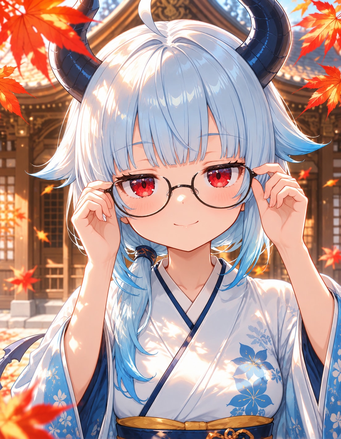 眼鏡龍華ちゃん👓 | の人気AIイラスト・グラビア