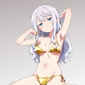 GWの金色ビキニ 2枚目