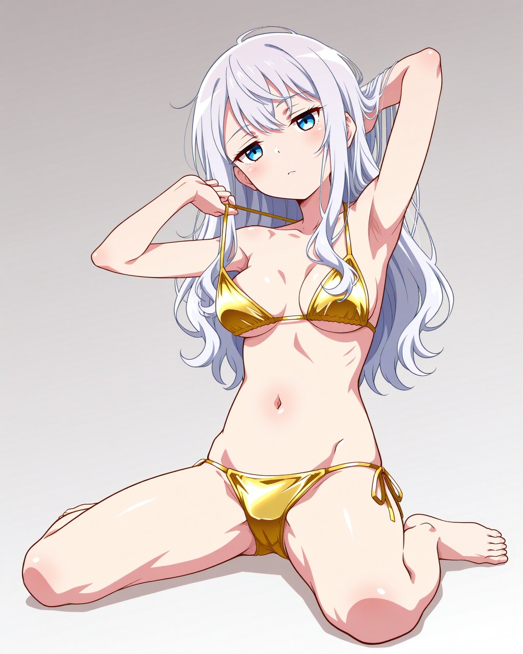GWの金色ビキニ