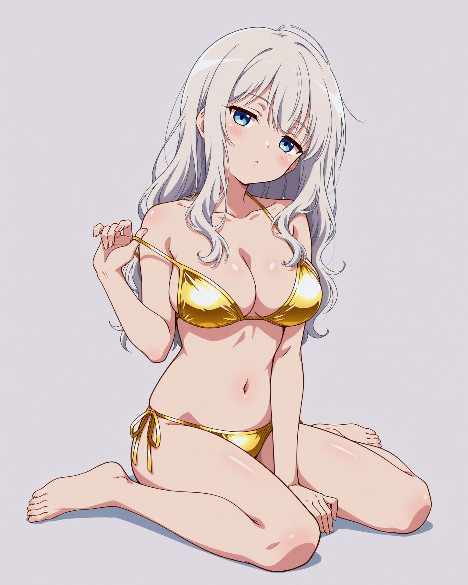GWの金色ビキニ