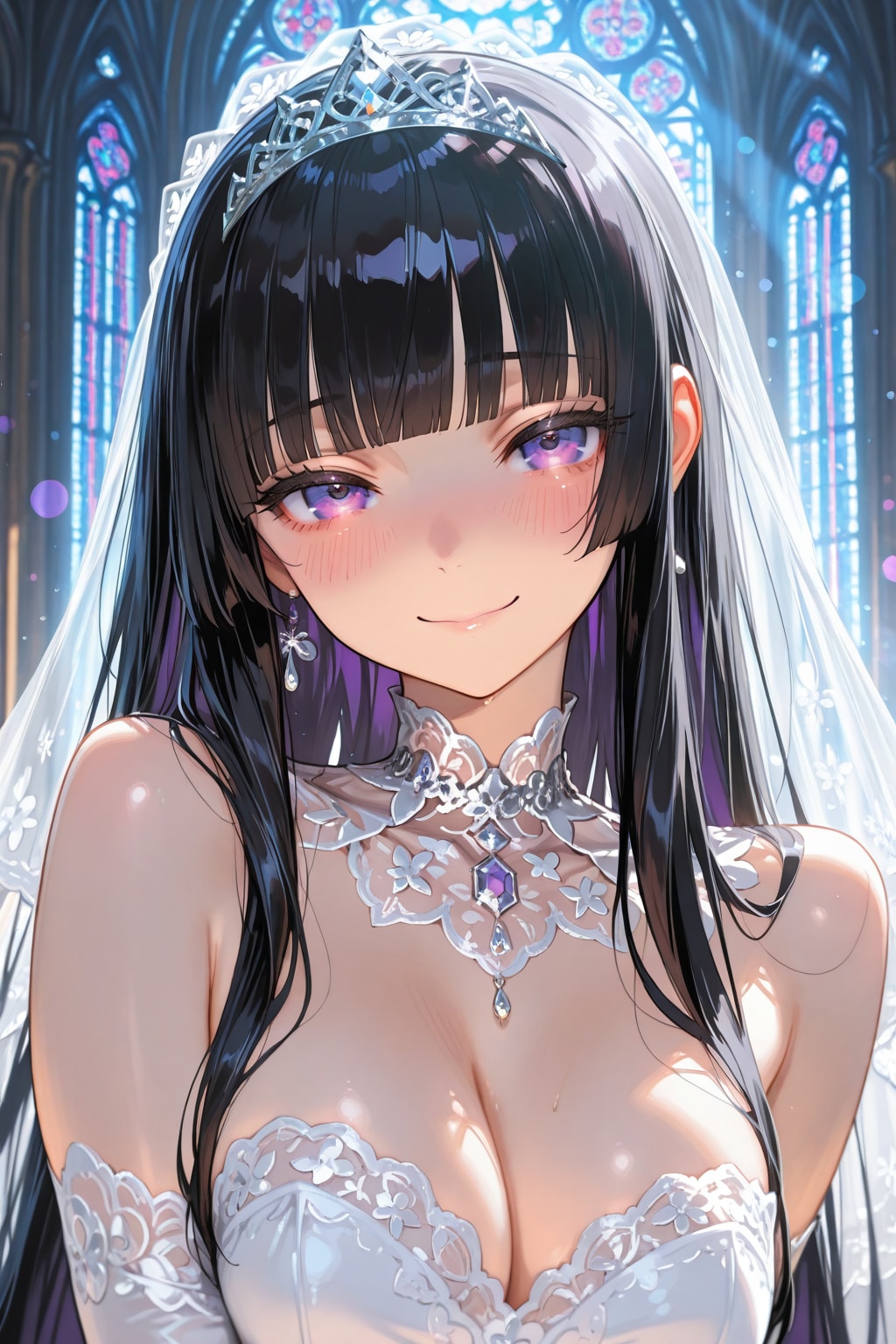 黒髪の花嫁。
