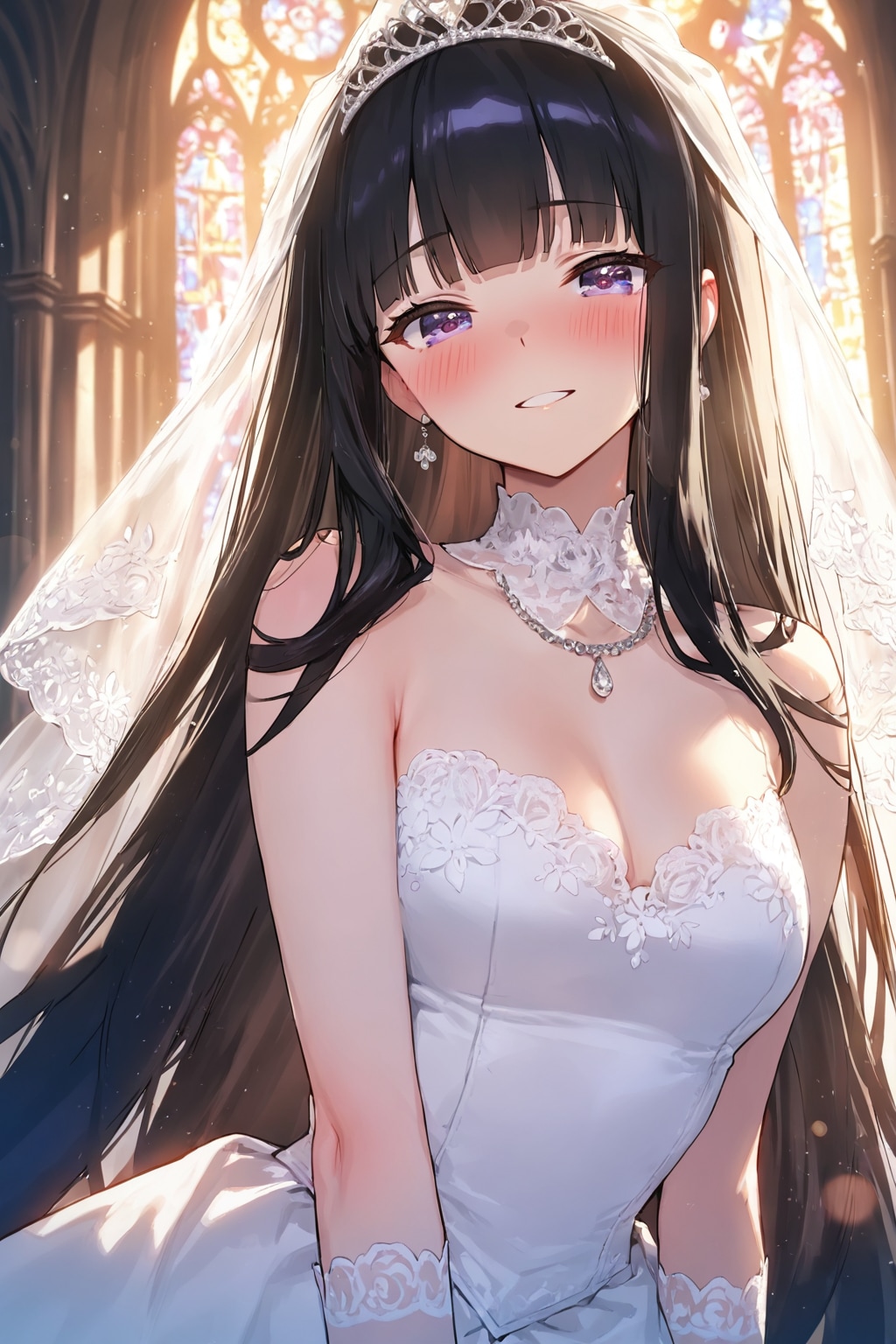 黒髪の花嫁。