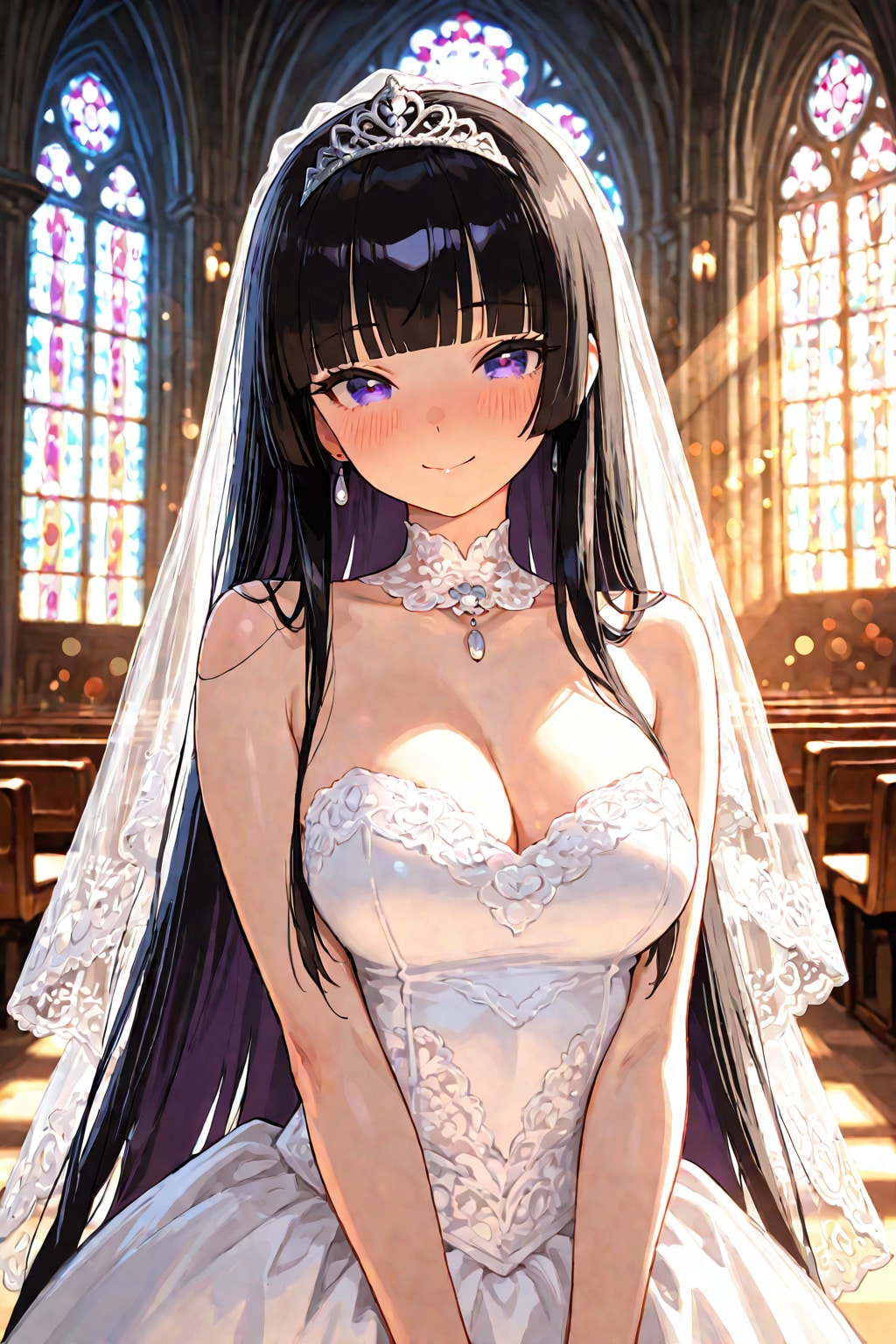 黒髪の花嫁。