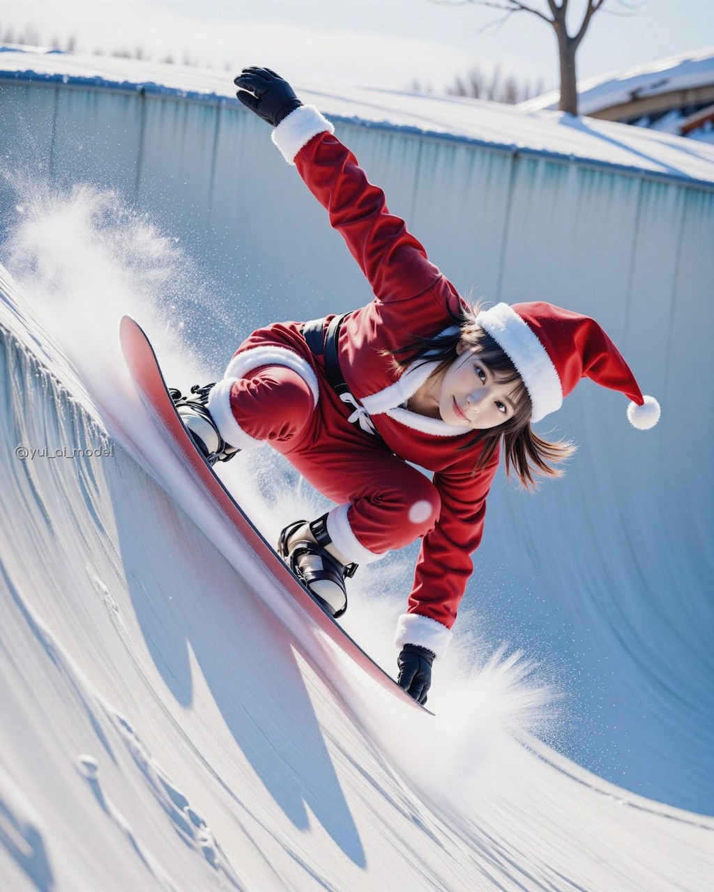 サンタでスノボ beauty-419