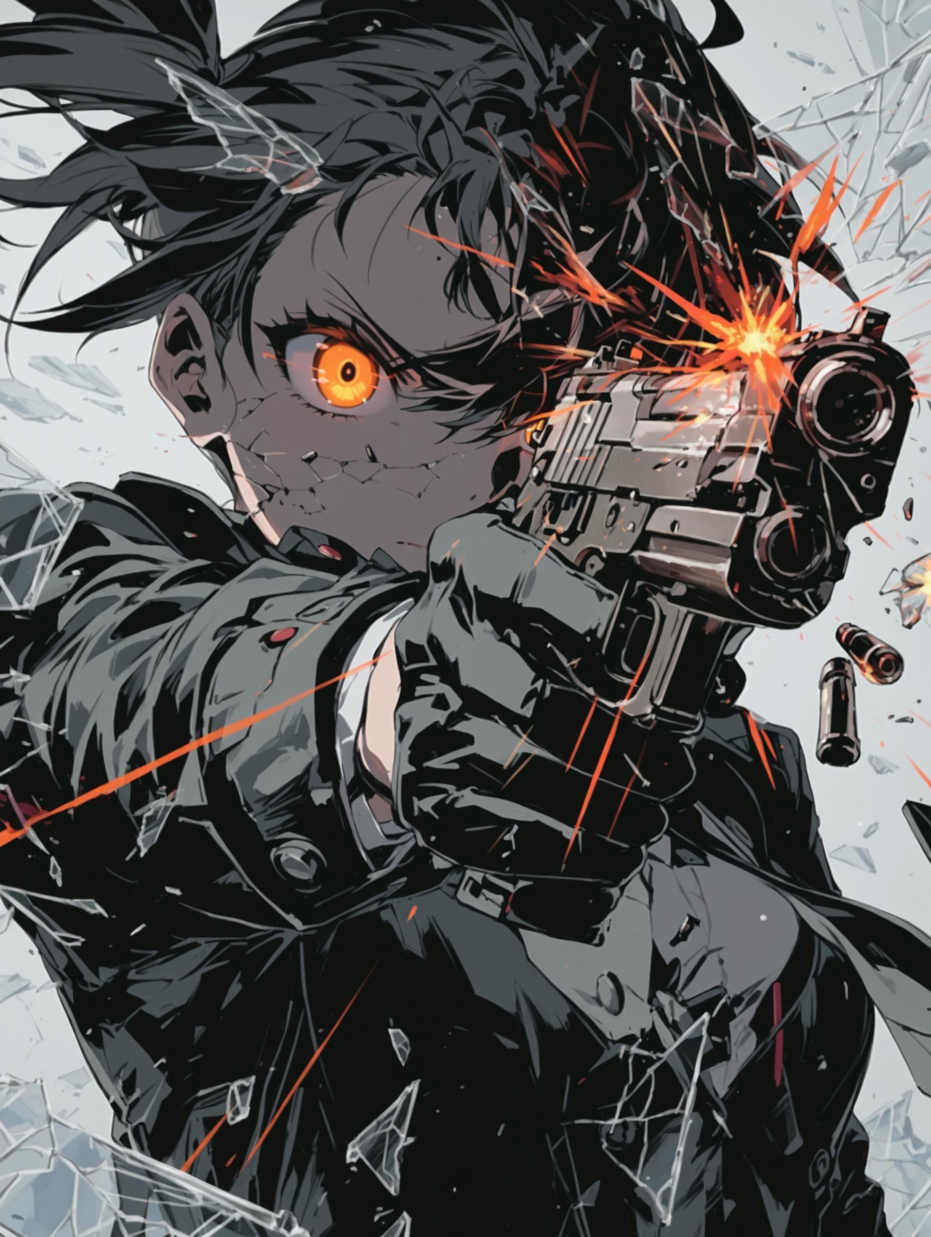 銃撃戦 | の人気AIイラスト・グラビア