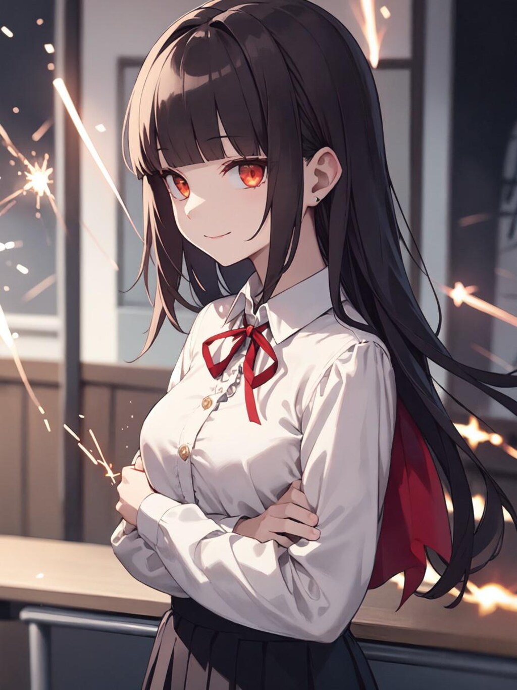 multiple concentrated sparks