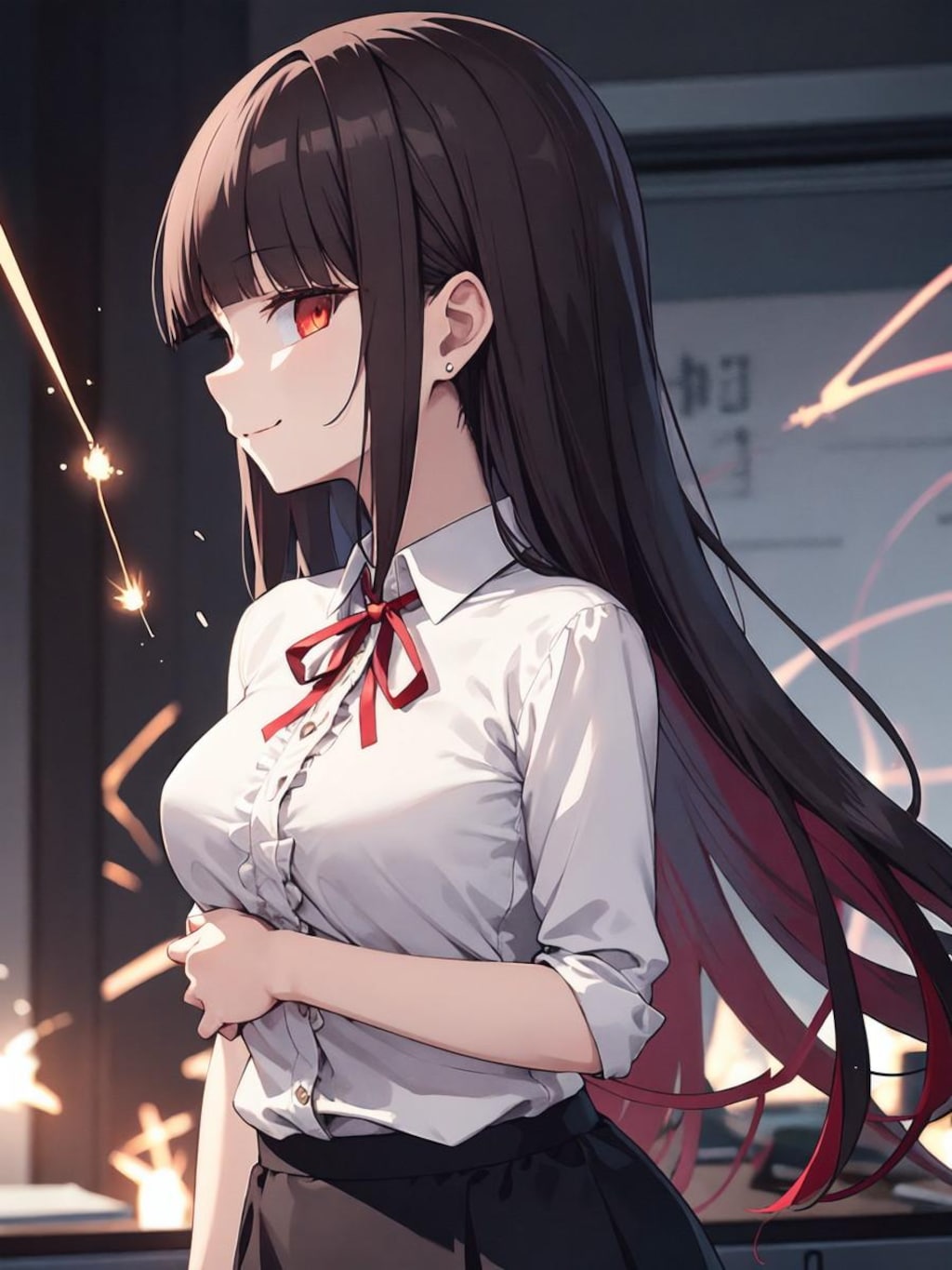 multiple concentrated sparks