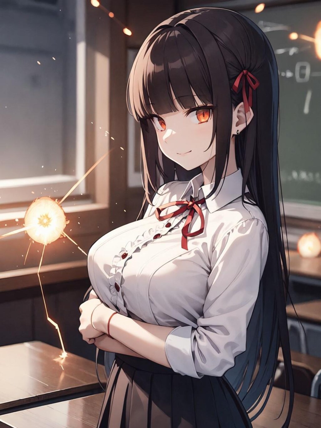 multiple concentrated sparks