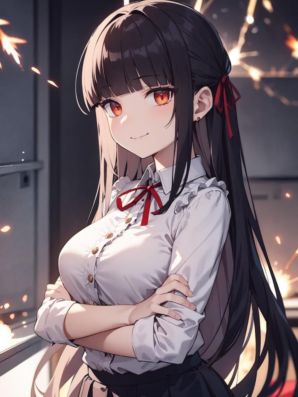 multiple concentrated sparks
