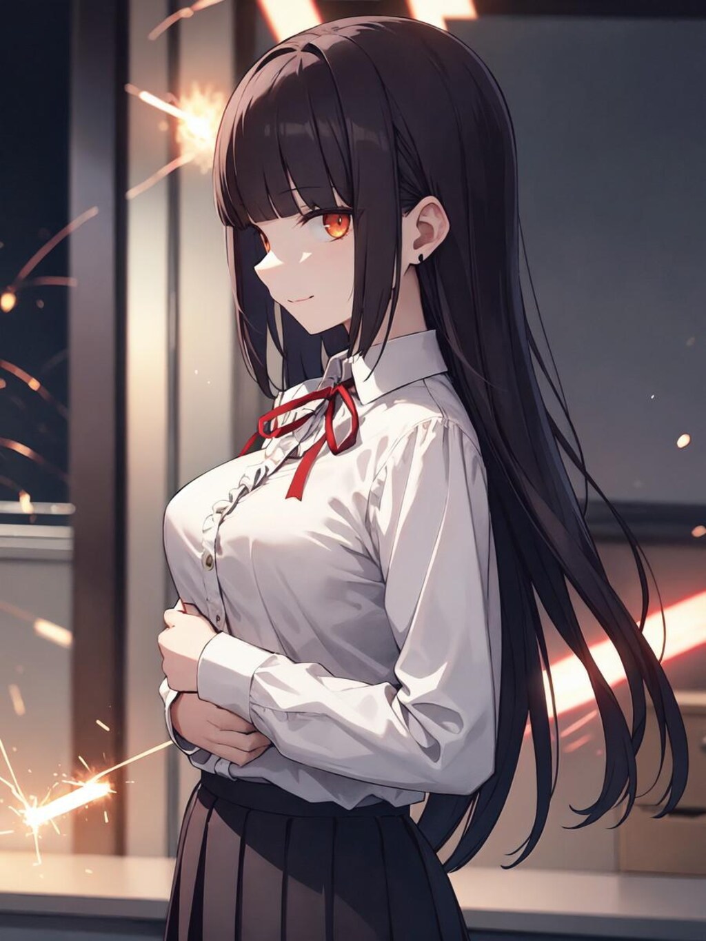 multiple concentrated sparks