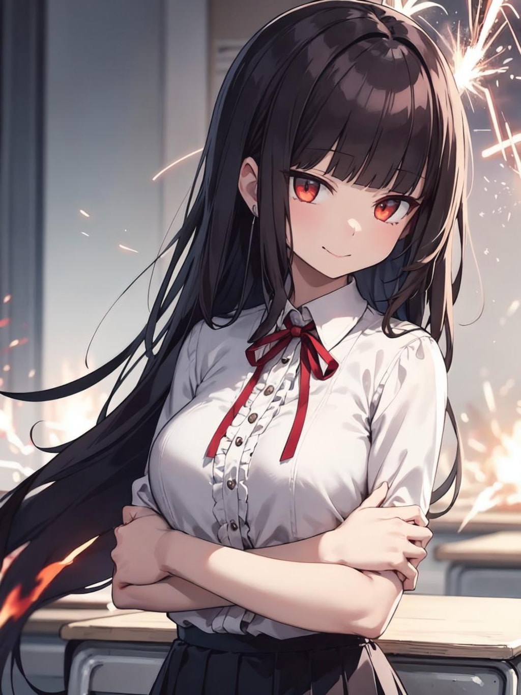 multiple concentrated sparks