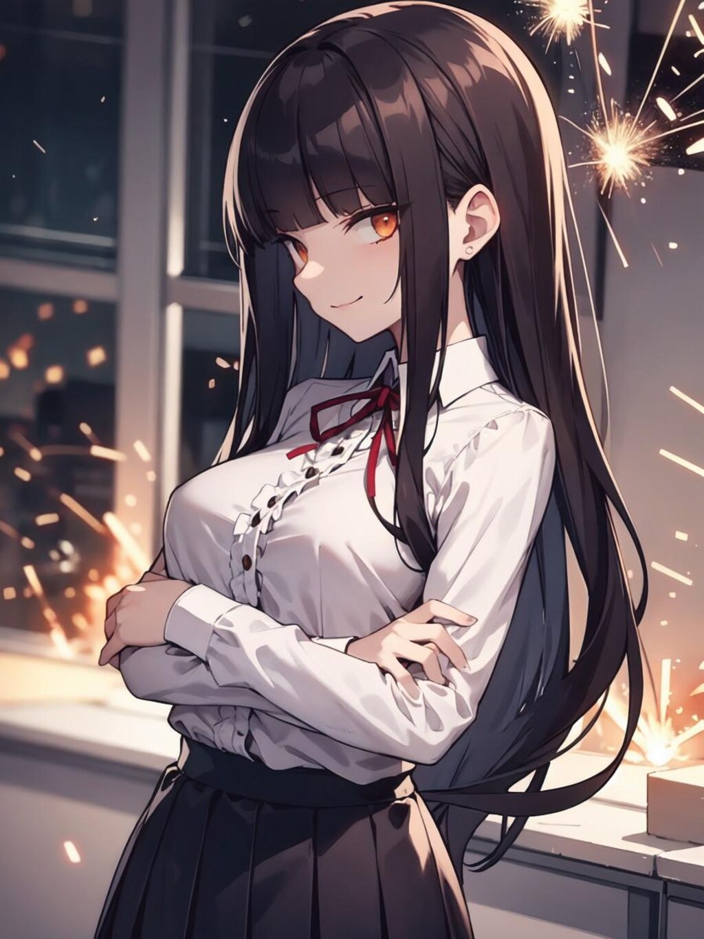 multiple concentrated sparks