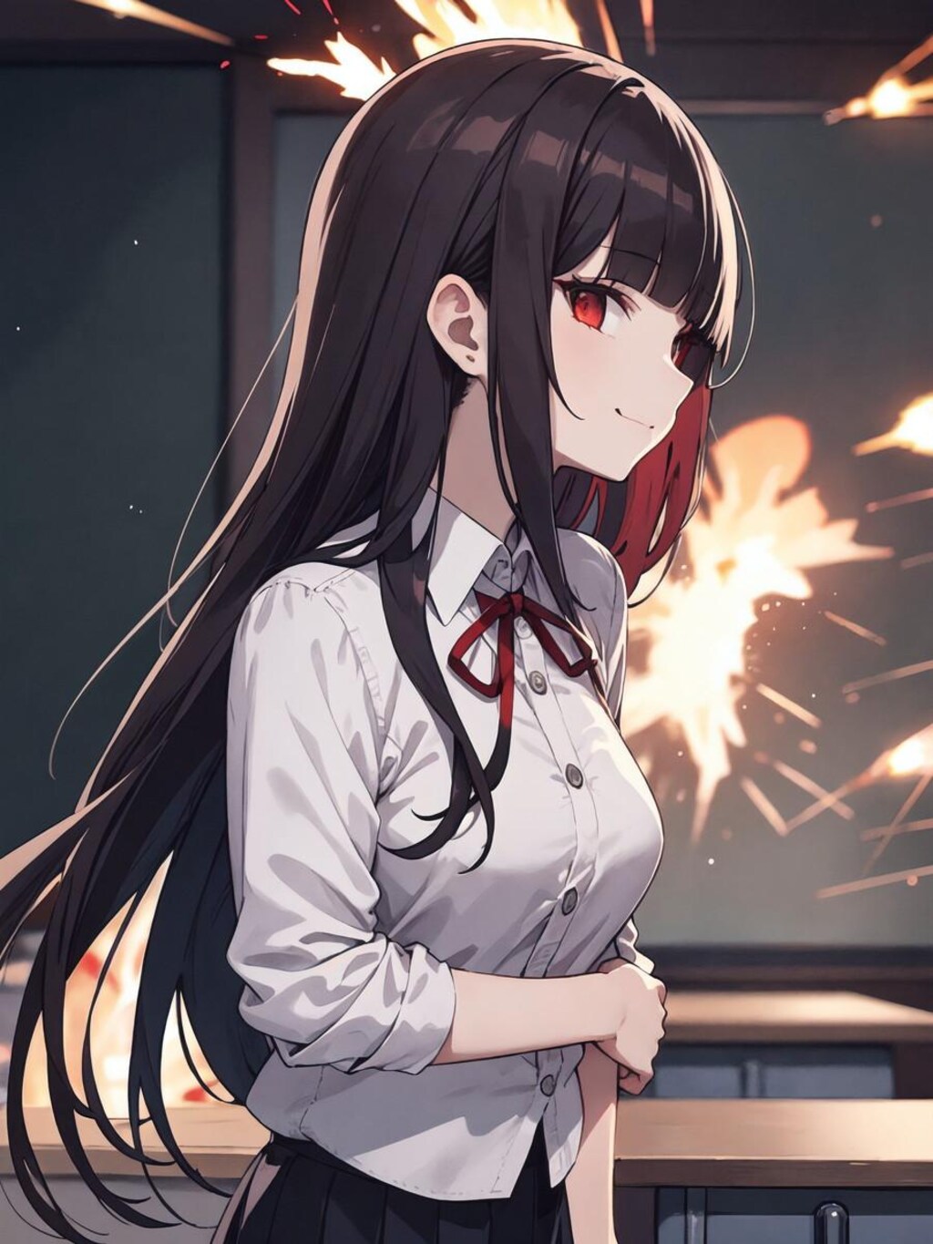 multiple concentrated sparks