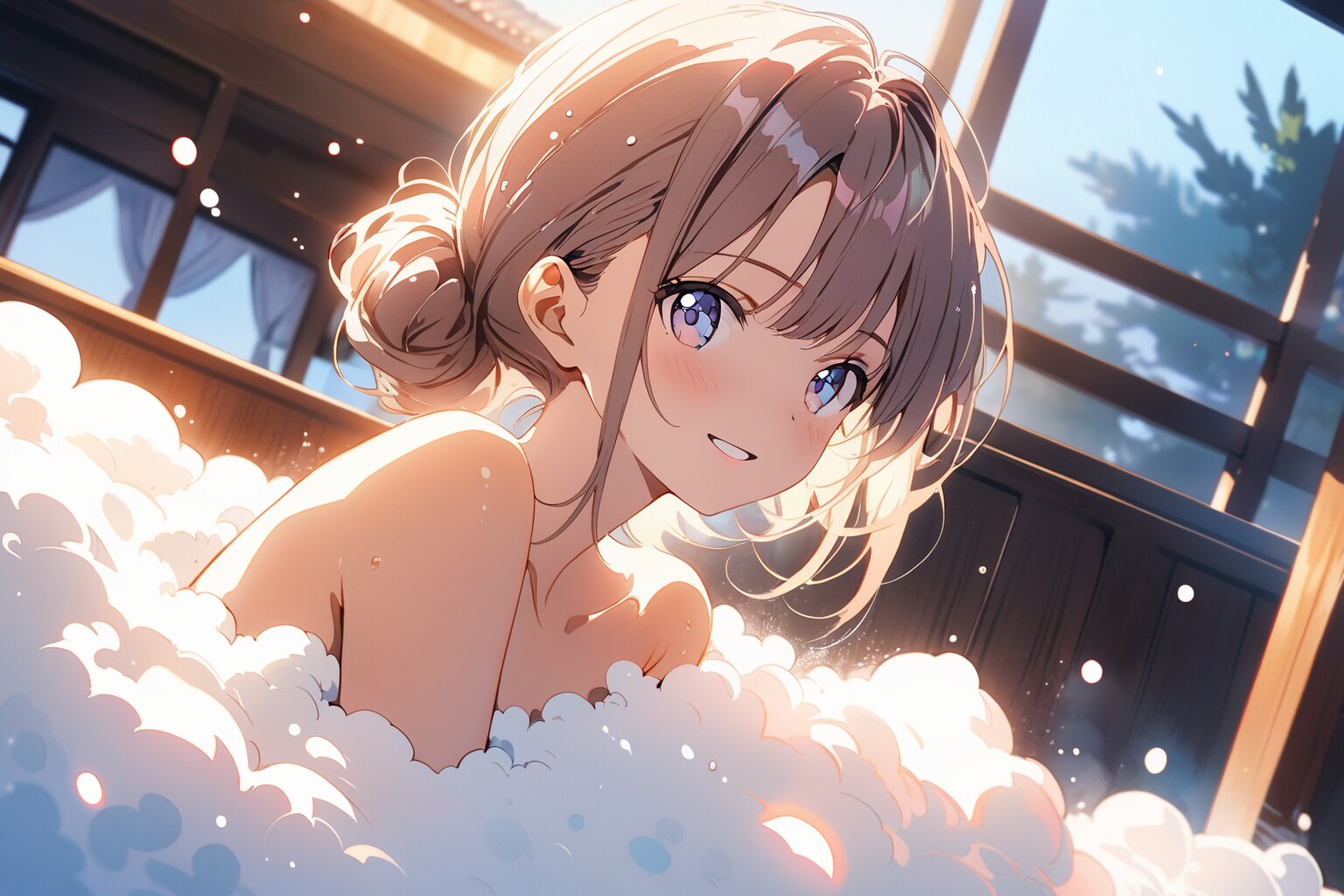 あわ風呂 | の人気AIイラスト・グラビア