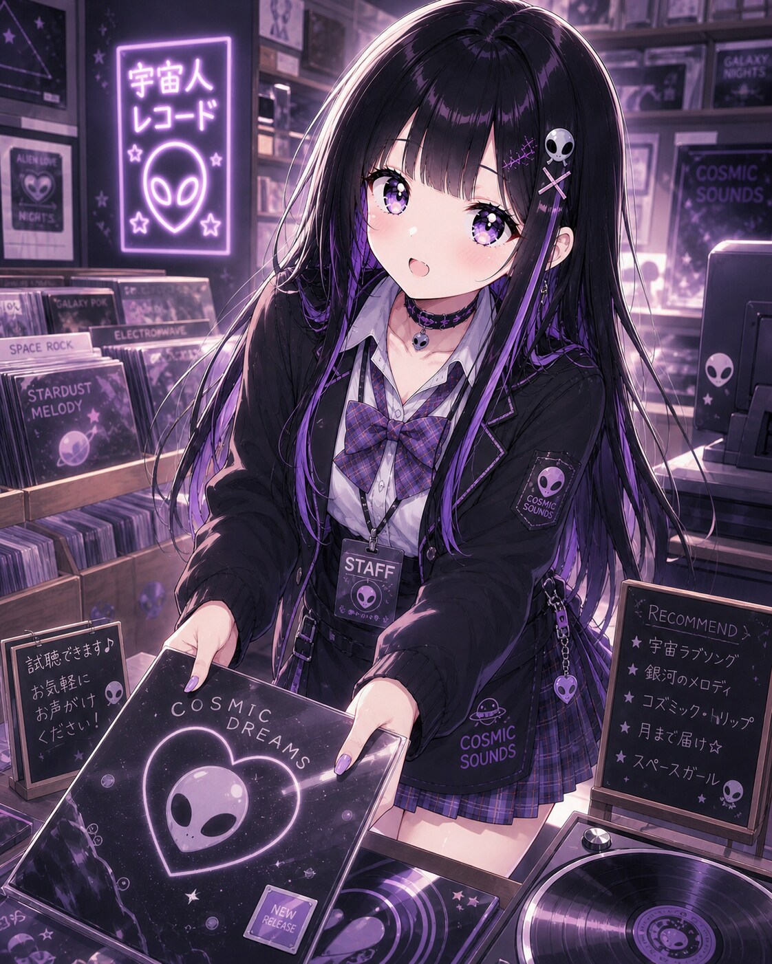 ぽっぽちゃん　レコード店員