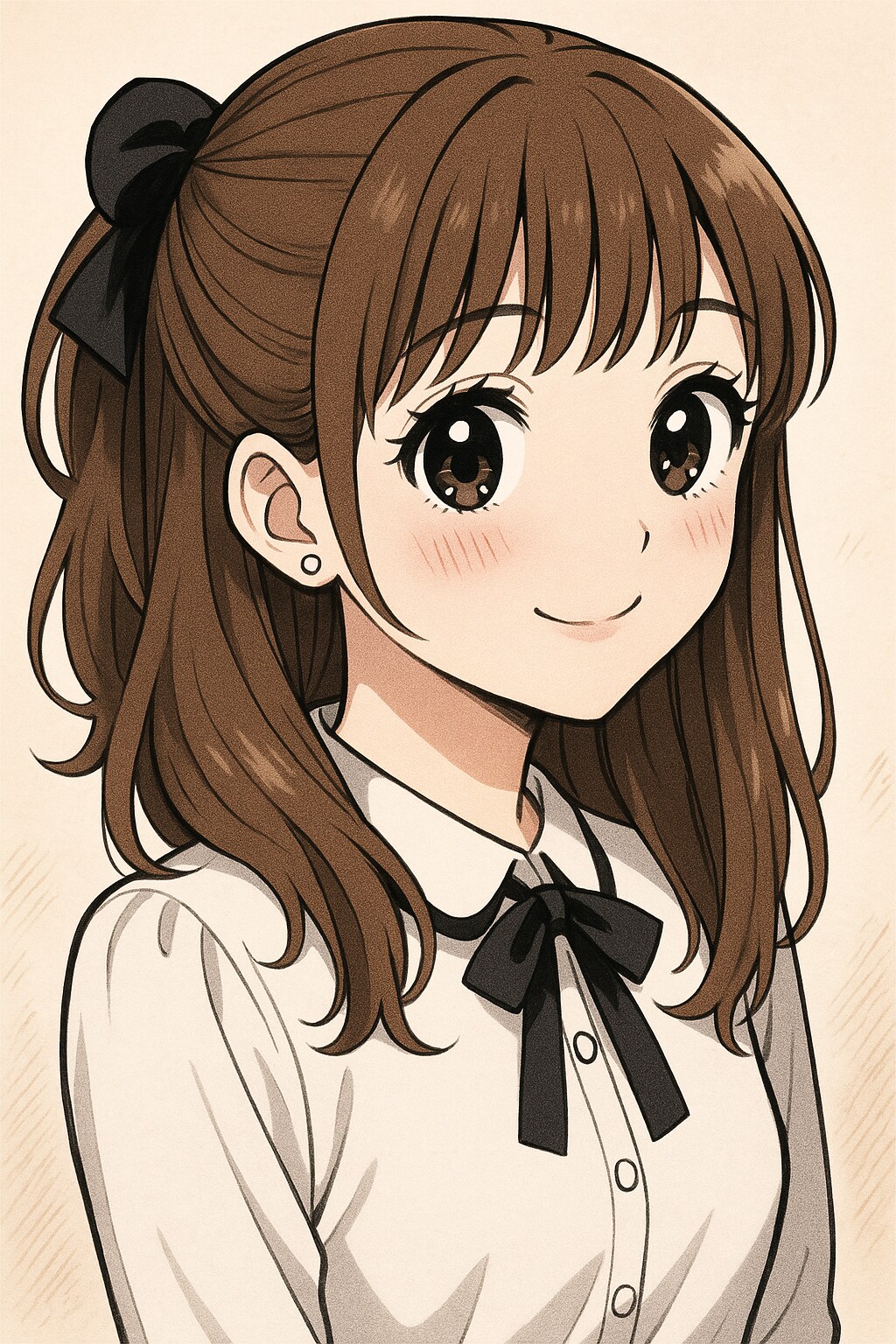 ChatGPT・かわいいアイドルファン（いらすとやチャレンジ）