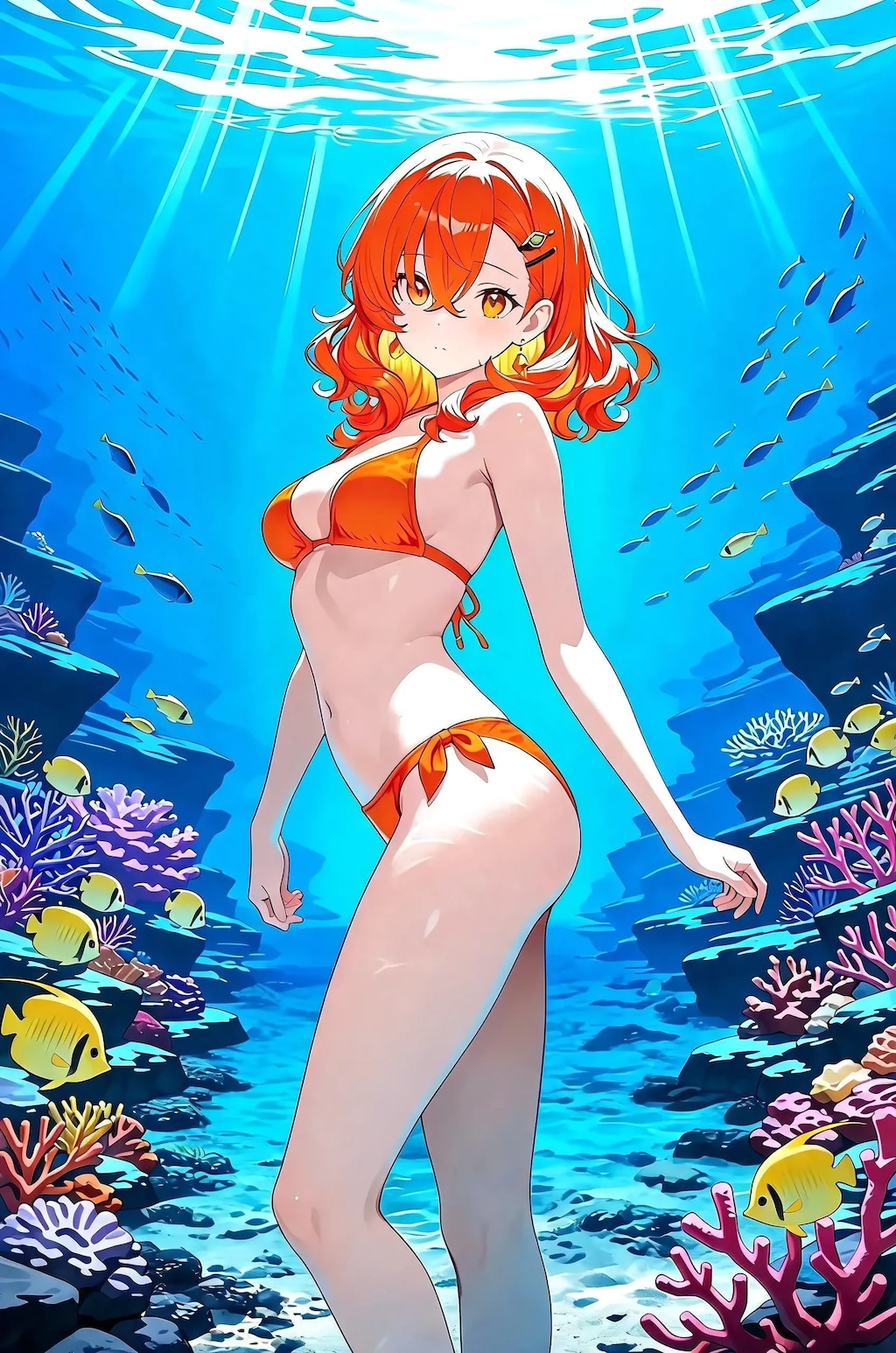 水中詰め合わせ よその子ちゃんＸ(クロス) トーリさん、マリーラインさん、雫ちゃん、実亜ちゃん、そしてAPRICOTちゃん！編