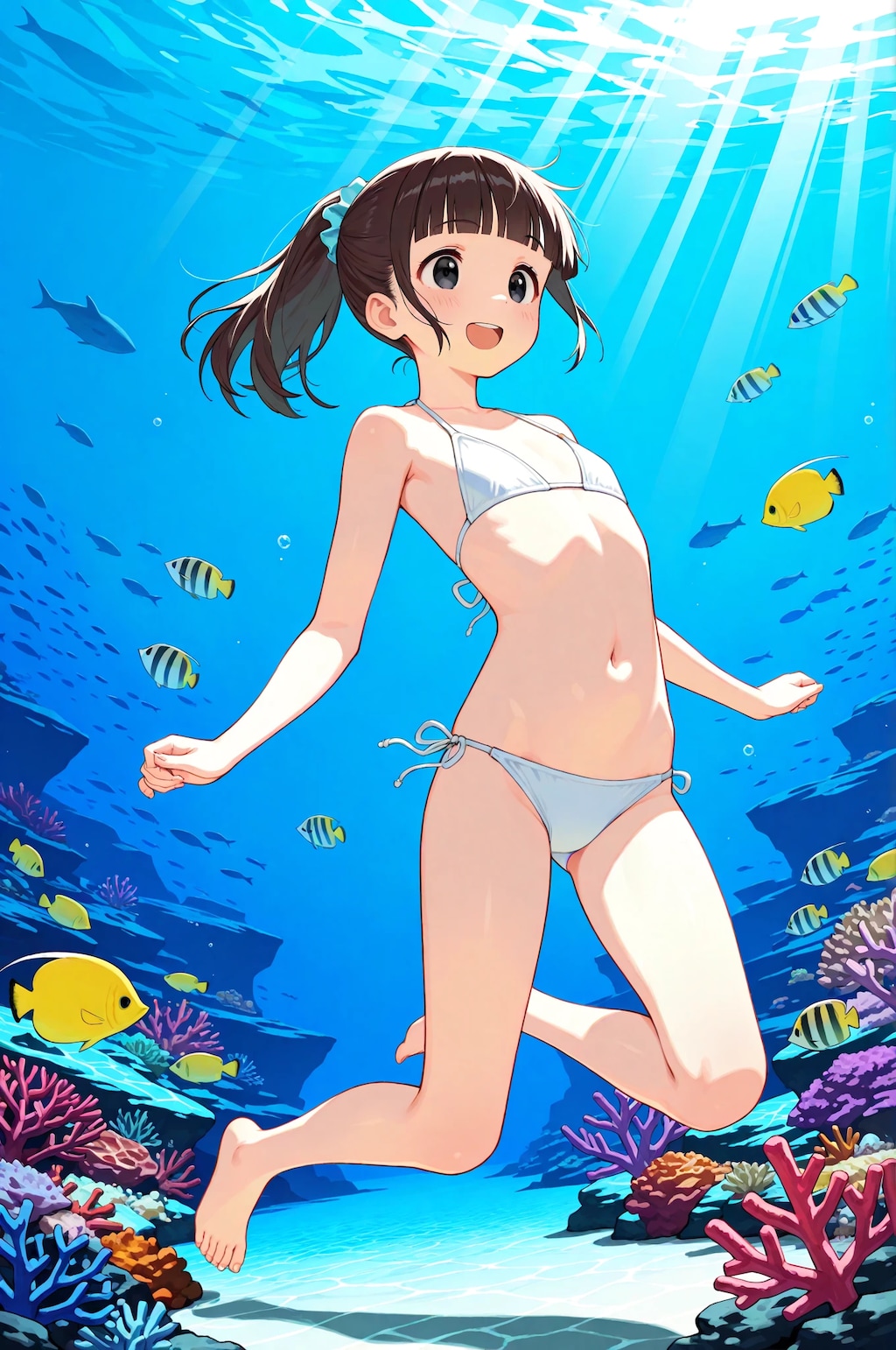 水中詰め合わせ よその子ちゃんＸ(クロス) トーリさん、マリーラインさん、雫ちゃん、実亜ちゃん、そしてAPRICOTちゃん！編