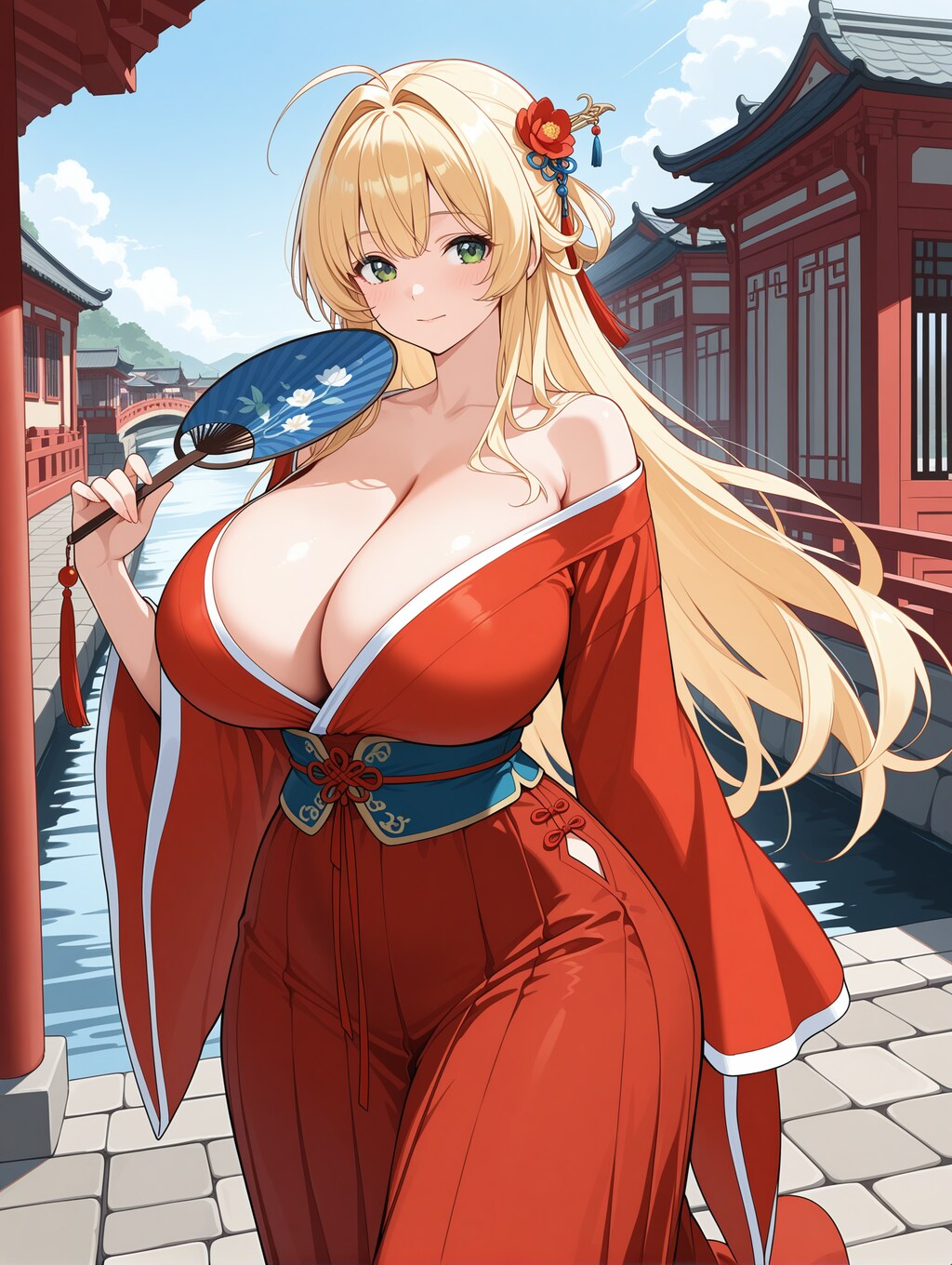 小さな橋、流れる水