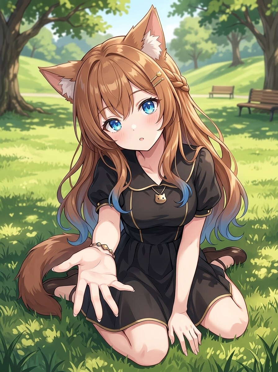 猫耳少女拾いました