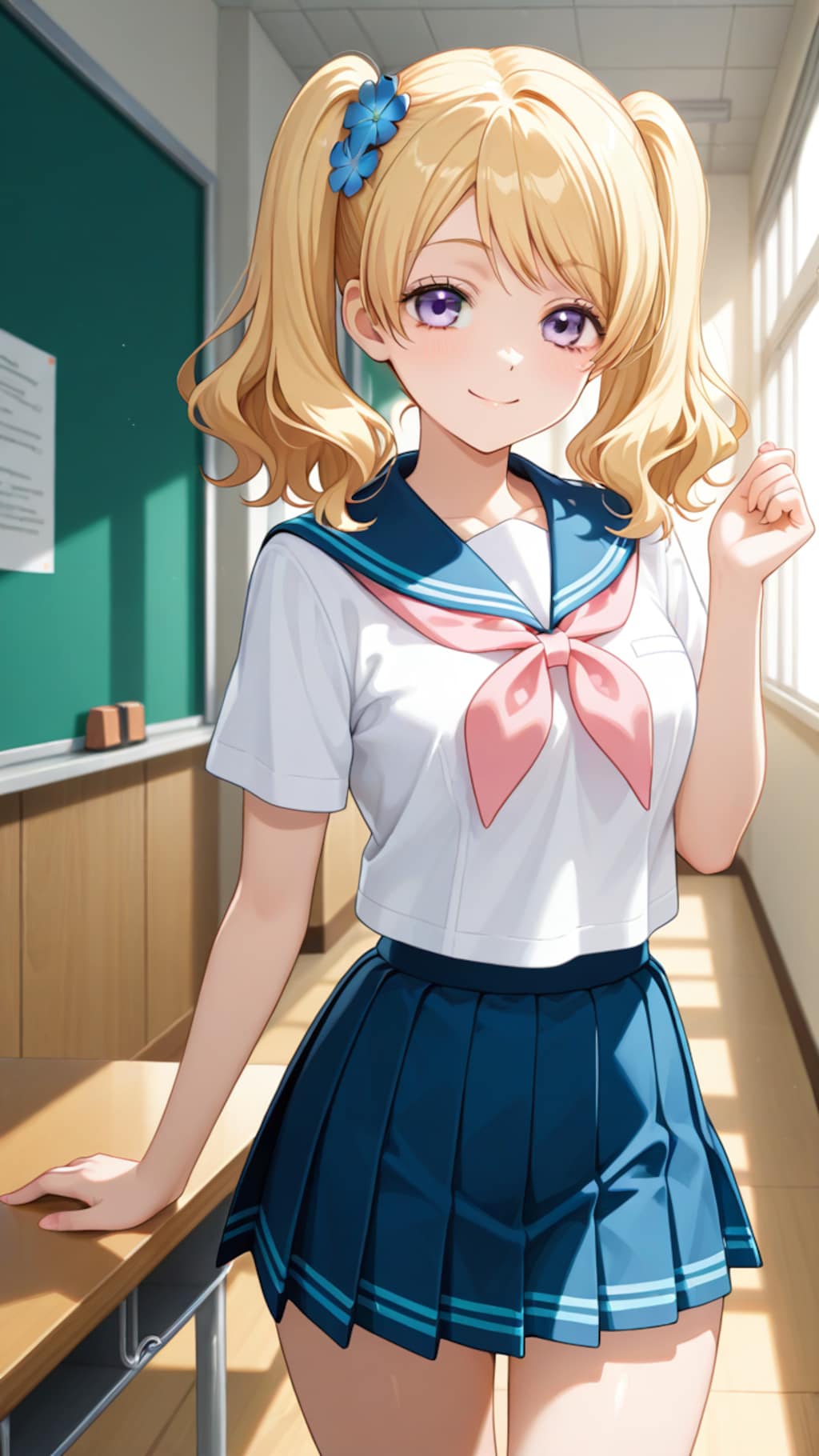 美少女の上目遣い