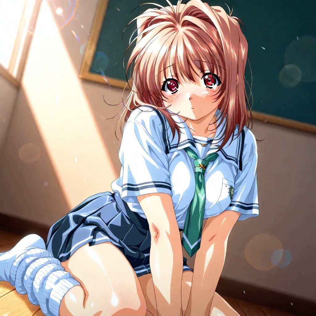 河〇理恵 制服ヌードグラビア編