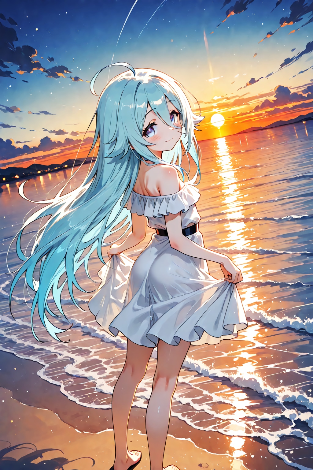 海辺の客