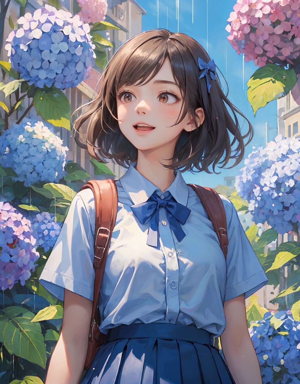 あ、雨降ってきちゃった・・・