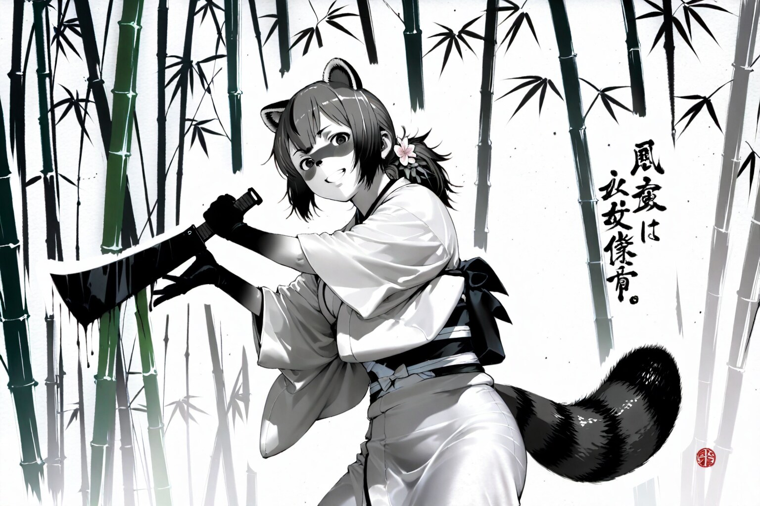 百鬼夜行 竹伐狸 | の人気AIイラスト・グラビア