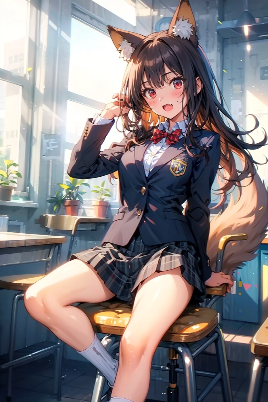 今日の狐耳娘