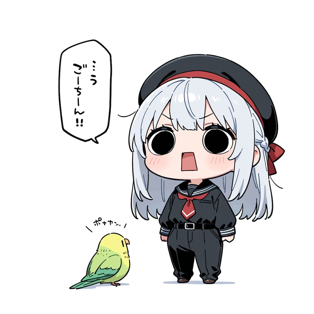 えらいこっちゃ嬢と喋るインコ