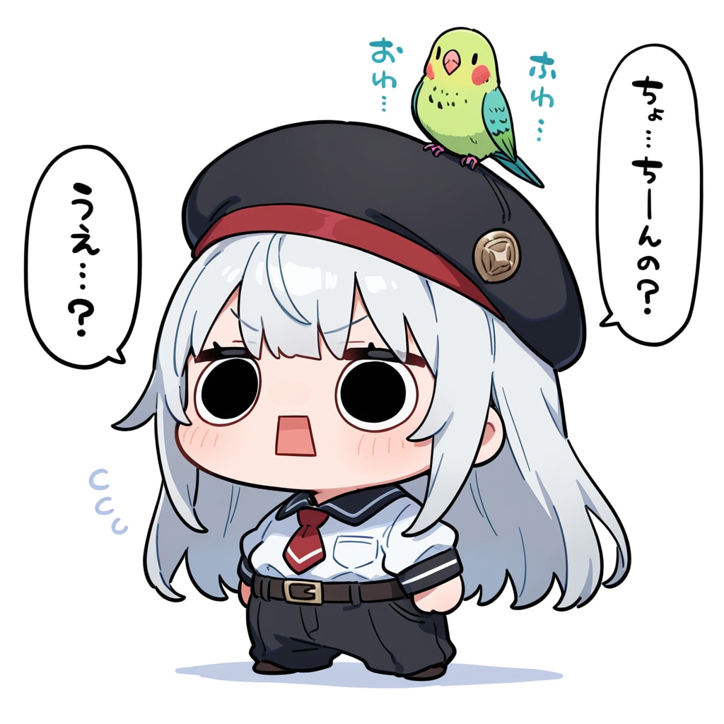 えらいこっちゃ嬢と喋るインコ