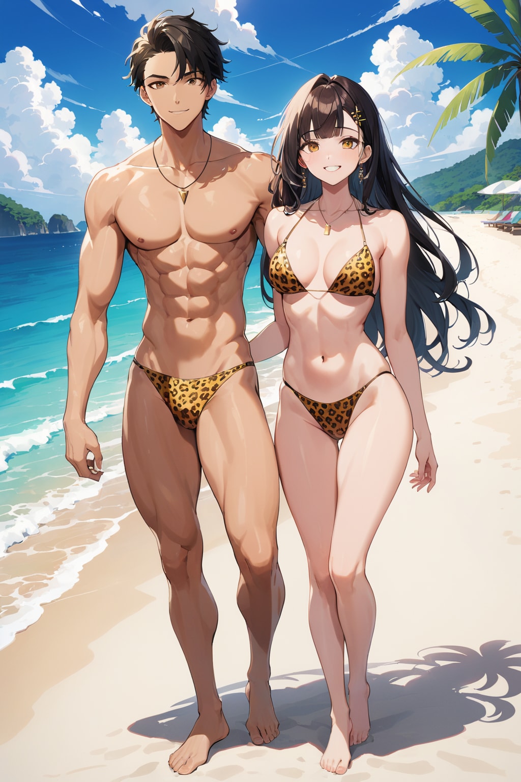 ヒョウ柄カップル32