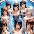 【今日のハーレム】テカテカマイクロビキニ 4枚目