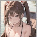 巨乳ツインテ―ル　Big breasts twin tails 4枚目