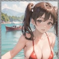 巨乳ツインテ―ル　Big breasts twin tails 2枚目