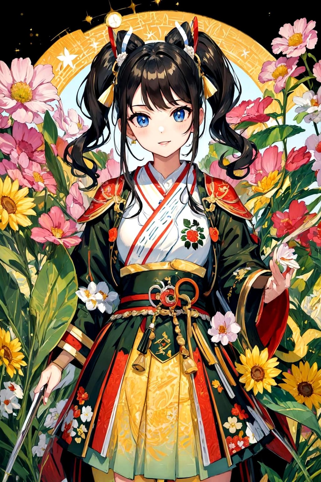 黒髪ツインテールちゃん