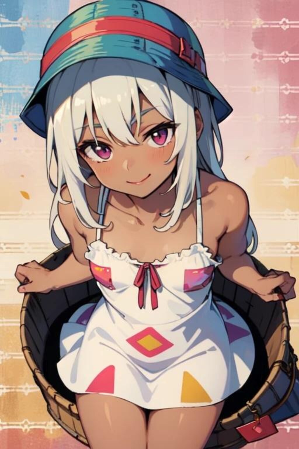 民族柄の帽子(Kilim)８枚