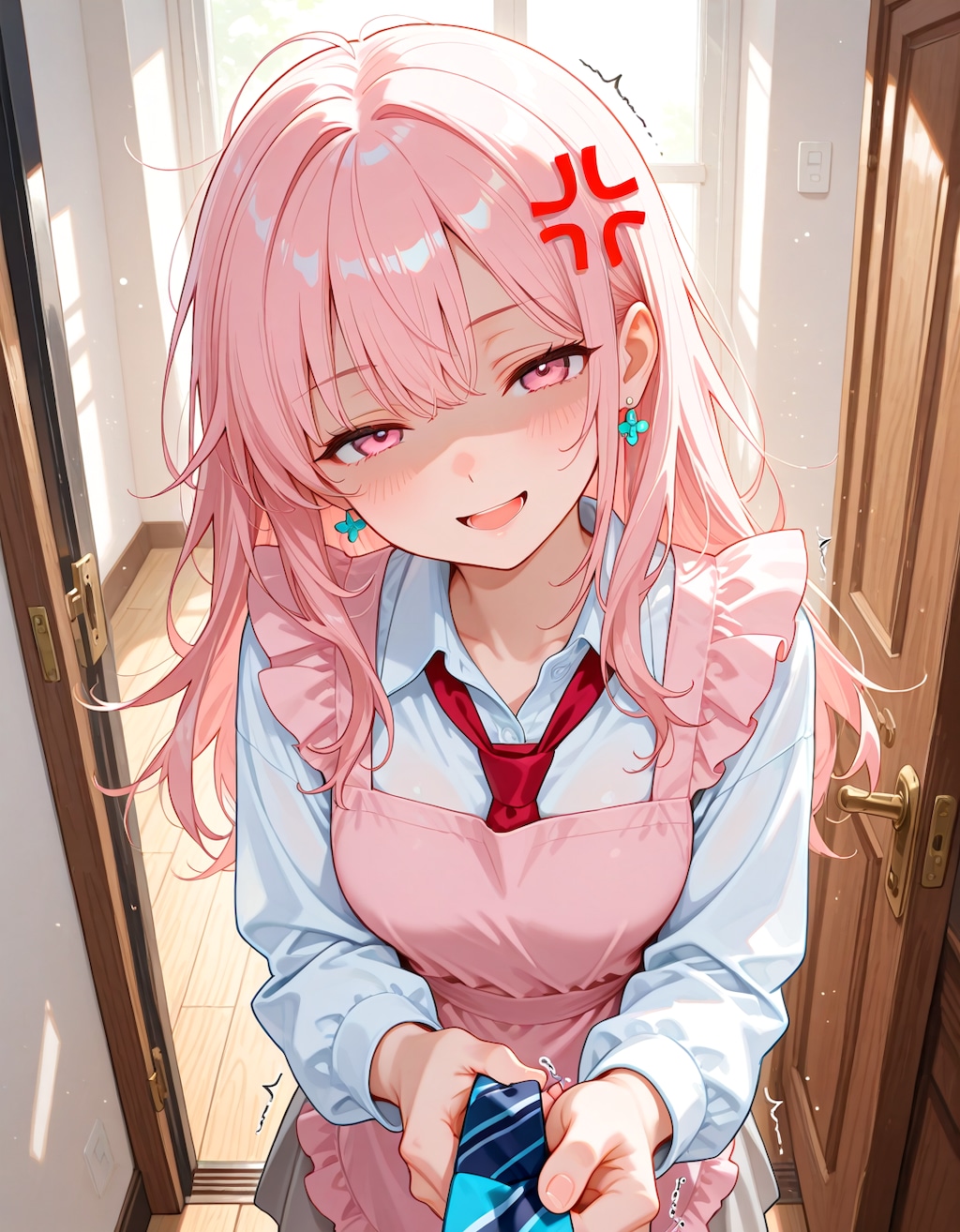 ネクタイ曲がってるよ