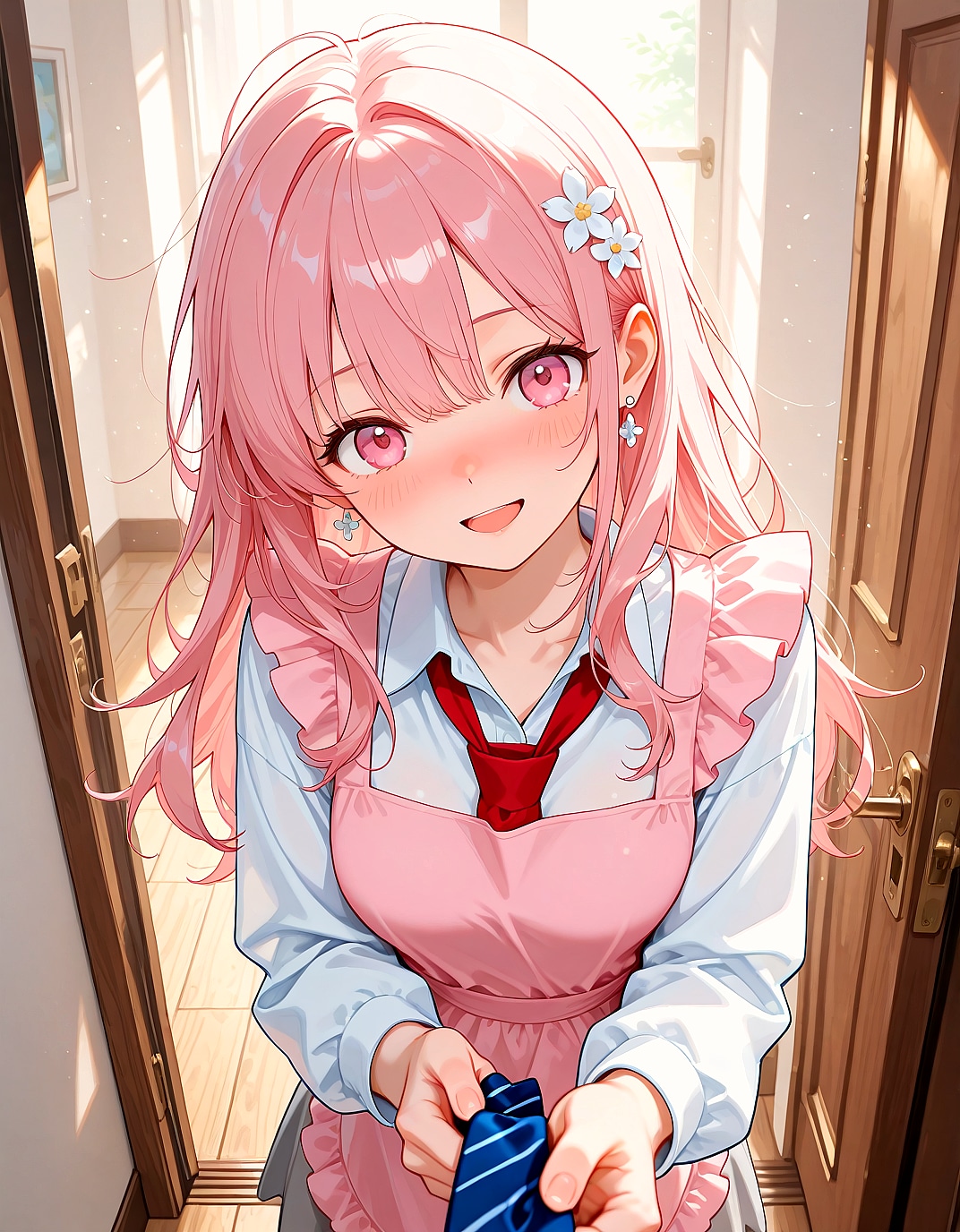 ネクタイ曲がってるよ | の人気AIイラスト・グラビア