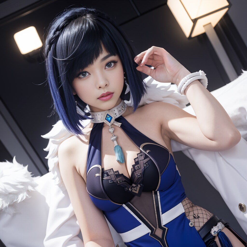 【原神　夜蘭】コスプレ風イラスト1