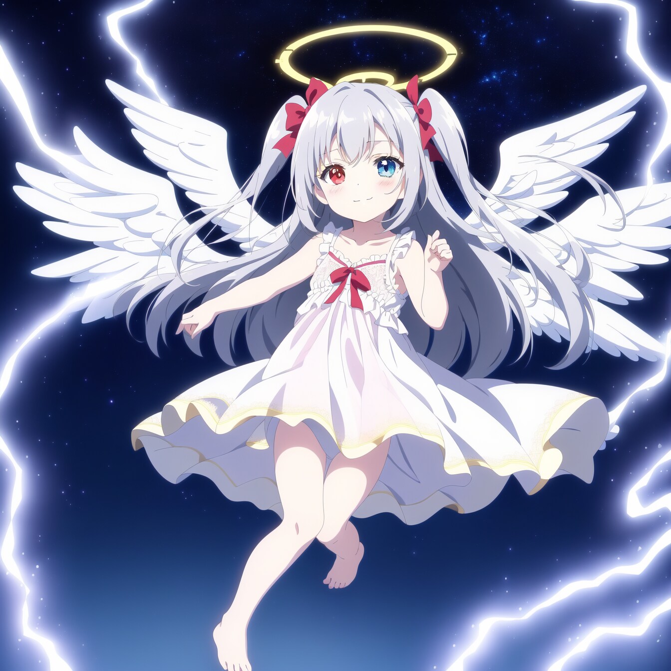 雷を纏う天使？