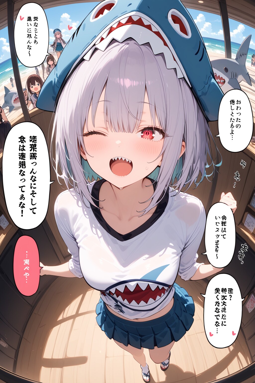 歩くサメ美ちゃん