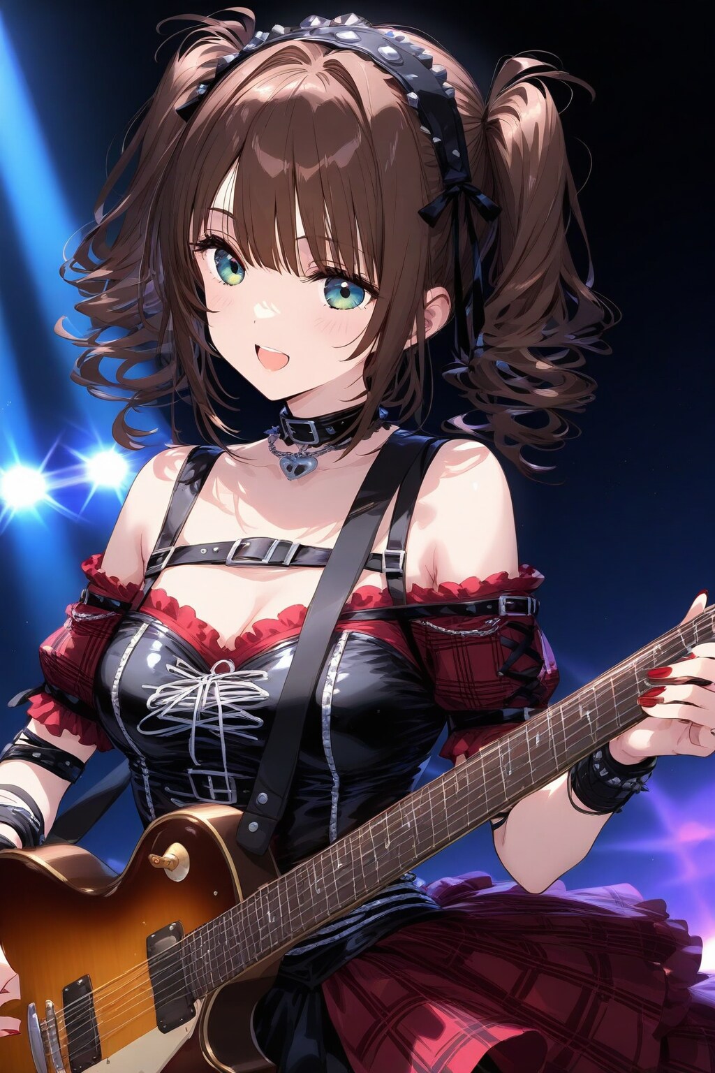 ゴシックパンクロックセット衣装🎸 | の人気AIイラスト・グラビア