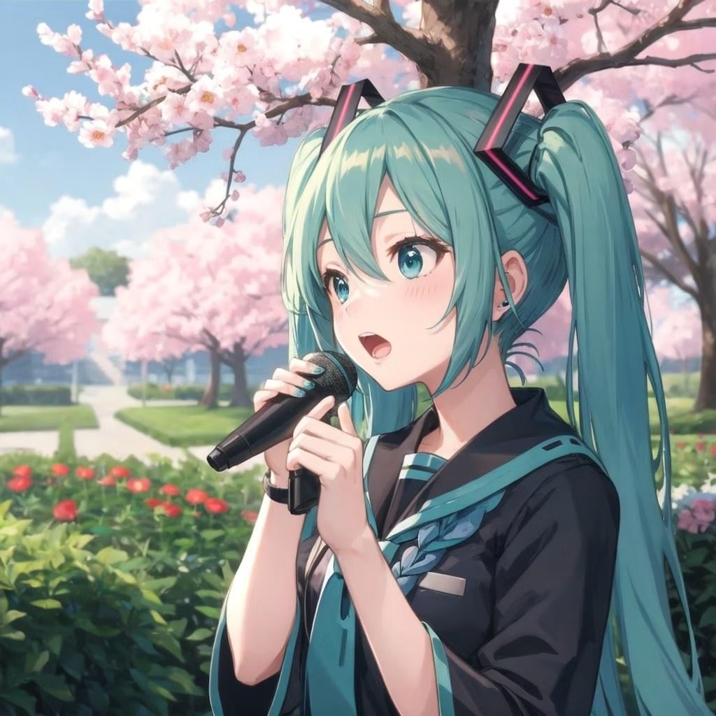 ミクさん全身ショット