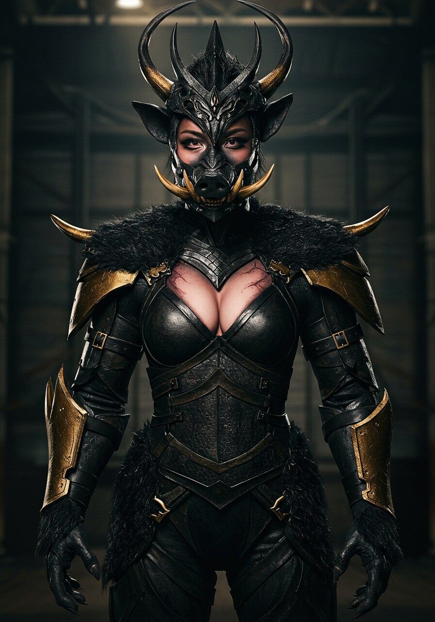 黒豚女怪人