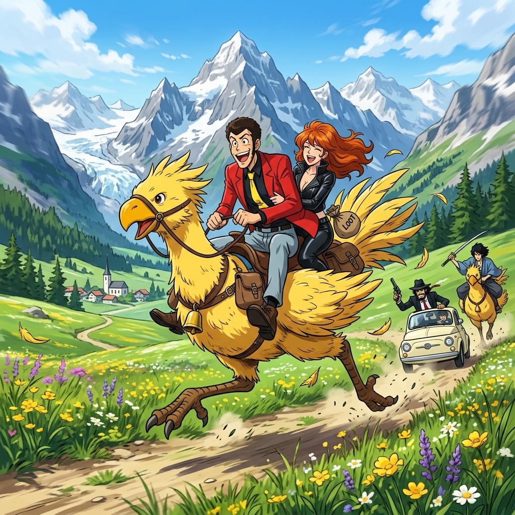 チョコボでダッシュ