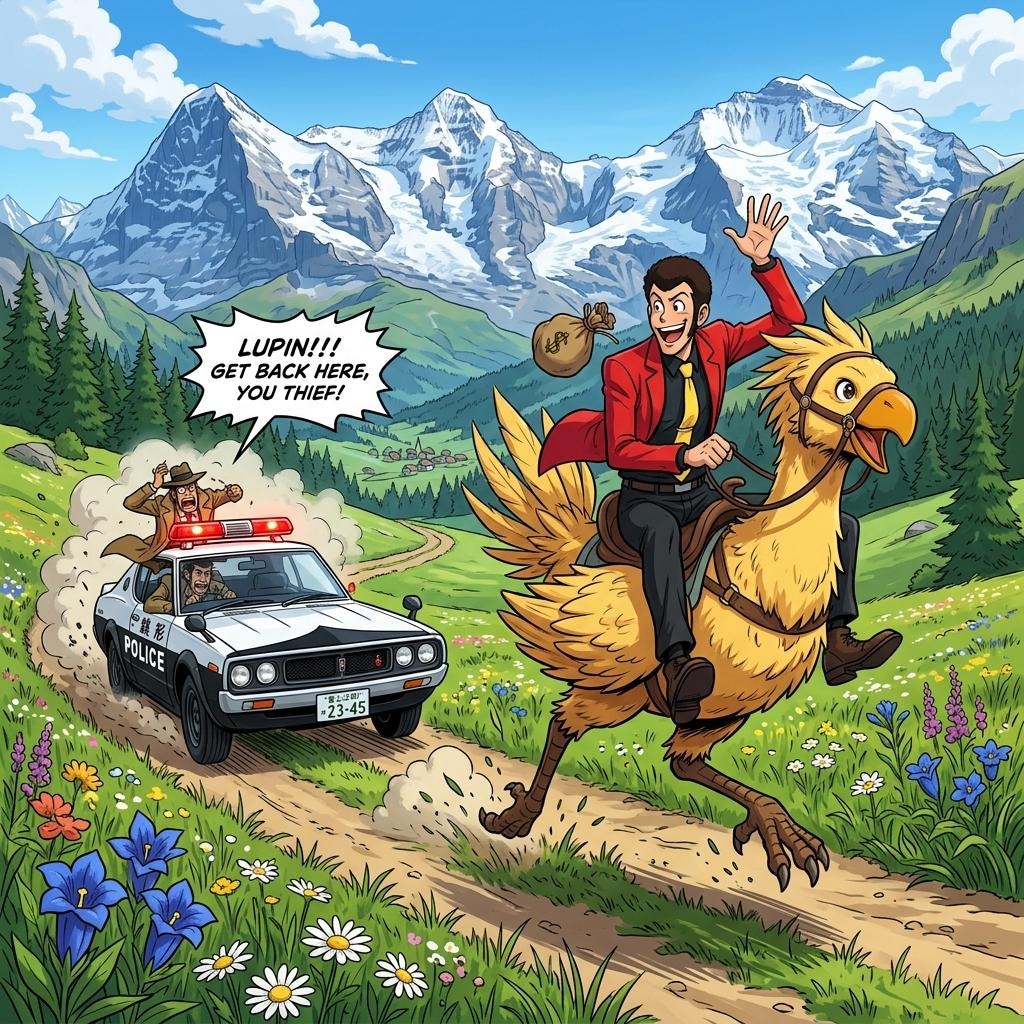 チョコボでダッシュ