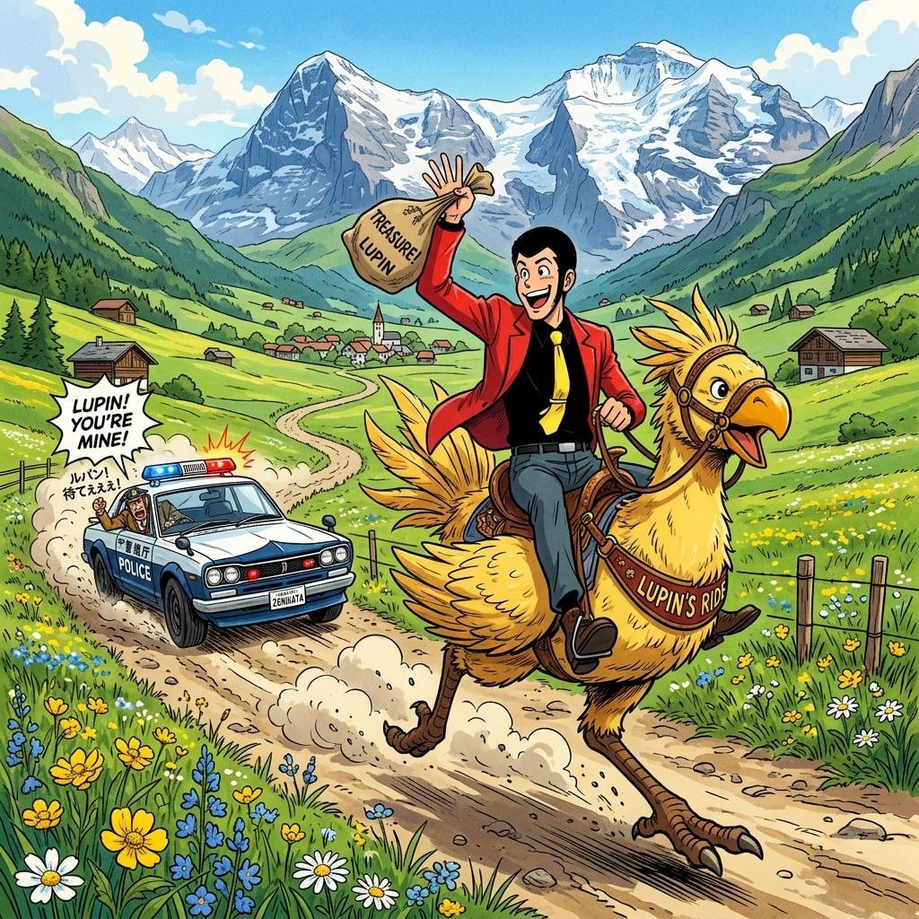 チョコボでダッシュ